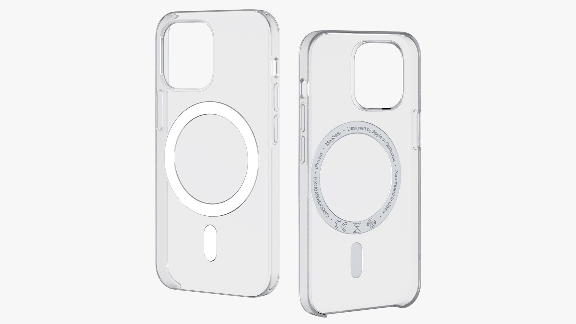 iPhone 12 mini Clear Case with MagSafe 3D model preview
