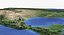 USA 3D Map with Alaska Hawaii