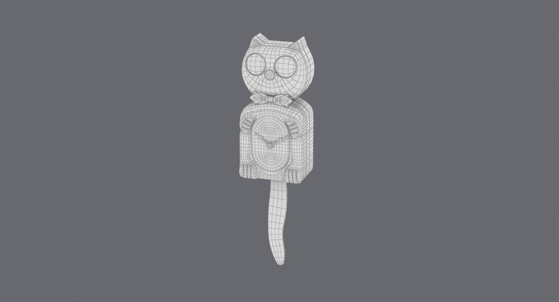 3d Model Kitcat Clock