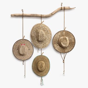 3D Hat Hanger wall boho decoration