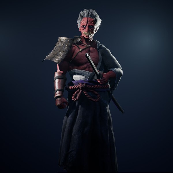 3d model oni samurai