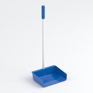 Blue Large Dustpan 3D