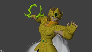 Saint Seiya - Aiolia Leo gold saint 3D print model