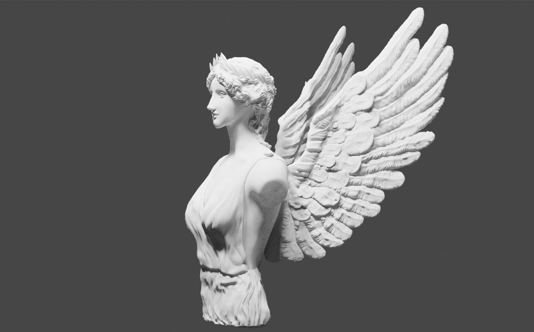 Greco Roman Angel 3D Model - TurboSquid 2201430