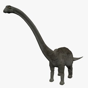 Rigged Diclodocus with lod levels