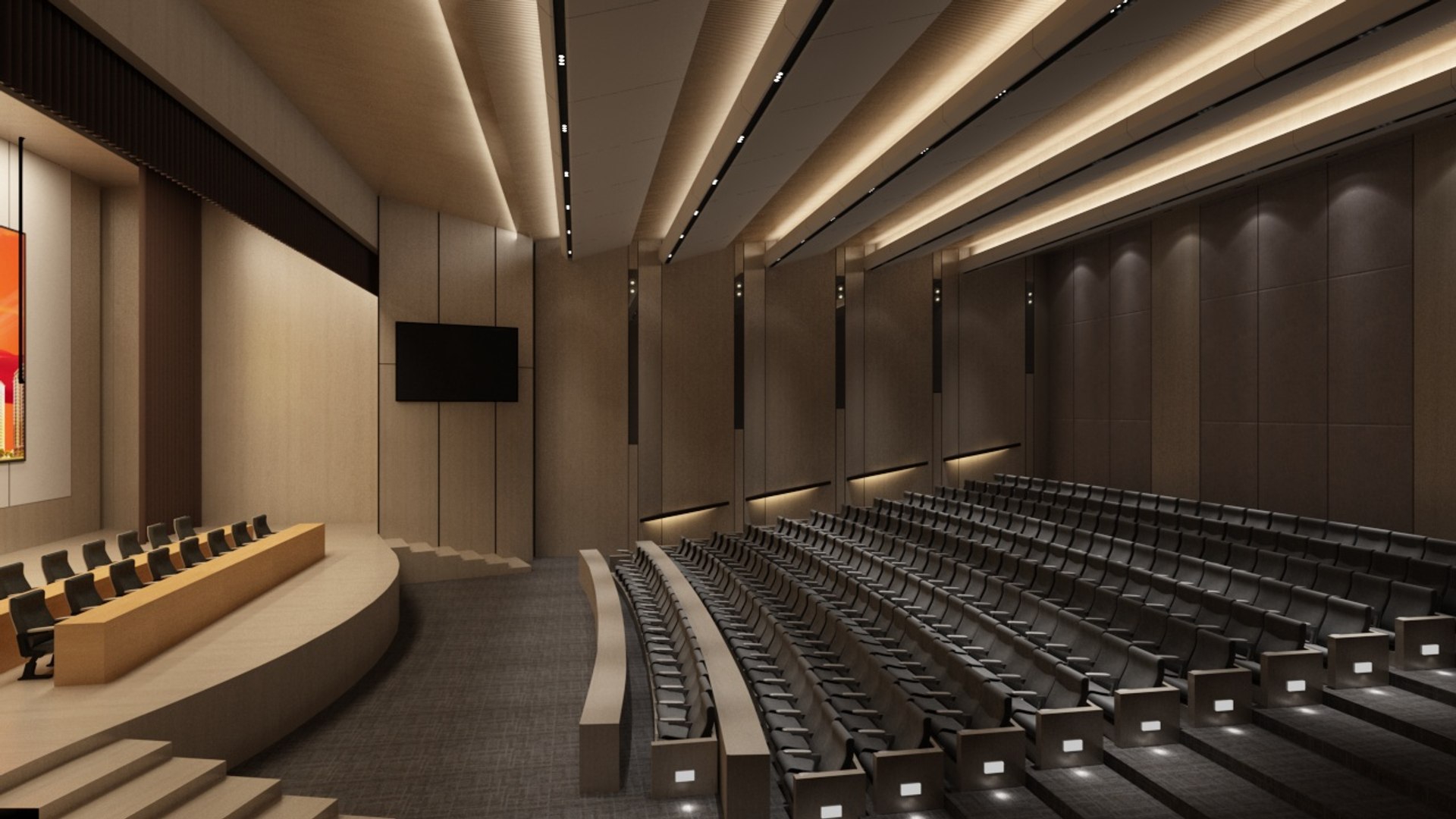 Conference Hall 1 3D Model TurboSquid 2044816