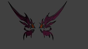 elsword - inkubus wings 3D model