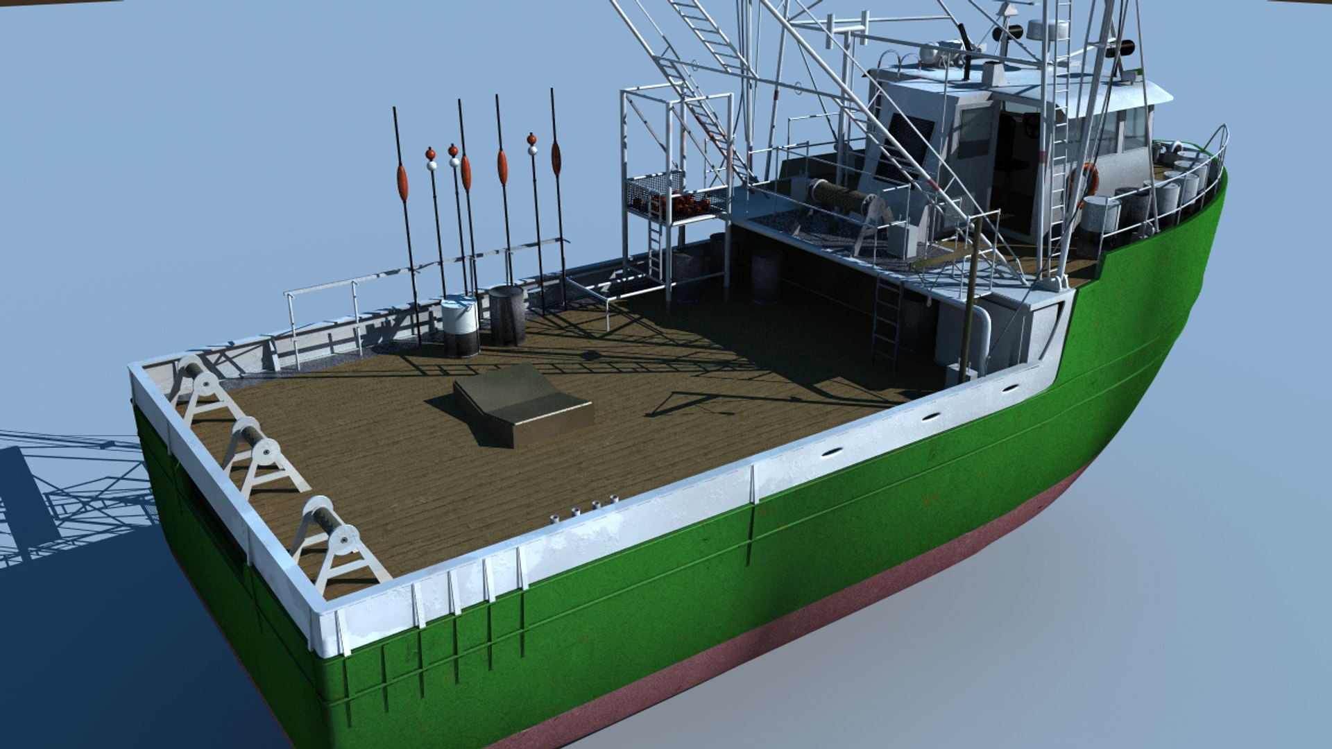 Fishing Boat 3ds