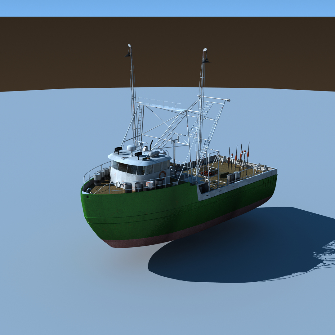 Fishing Boat 3ds