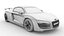 3D AUDI R8 Free 3d Model