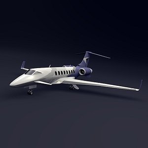 3ds max business jet concept
