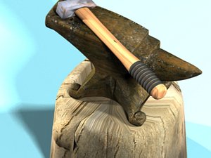 dwg anvil stump horseshoe