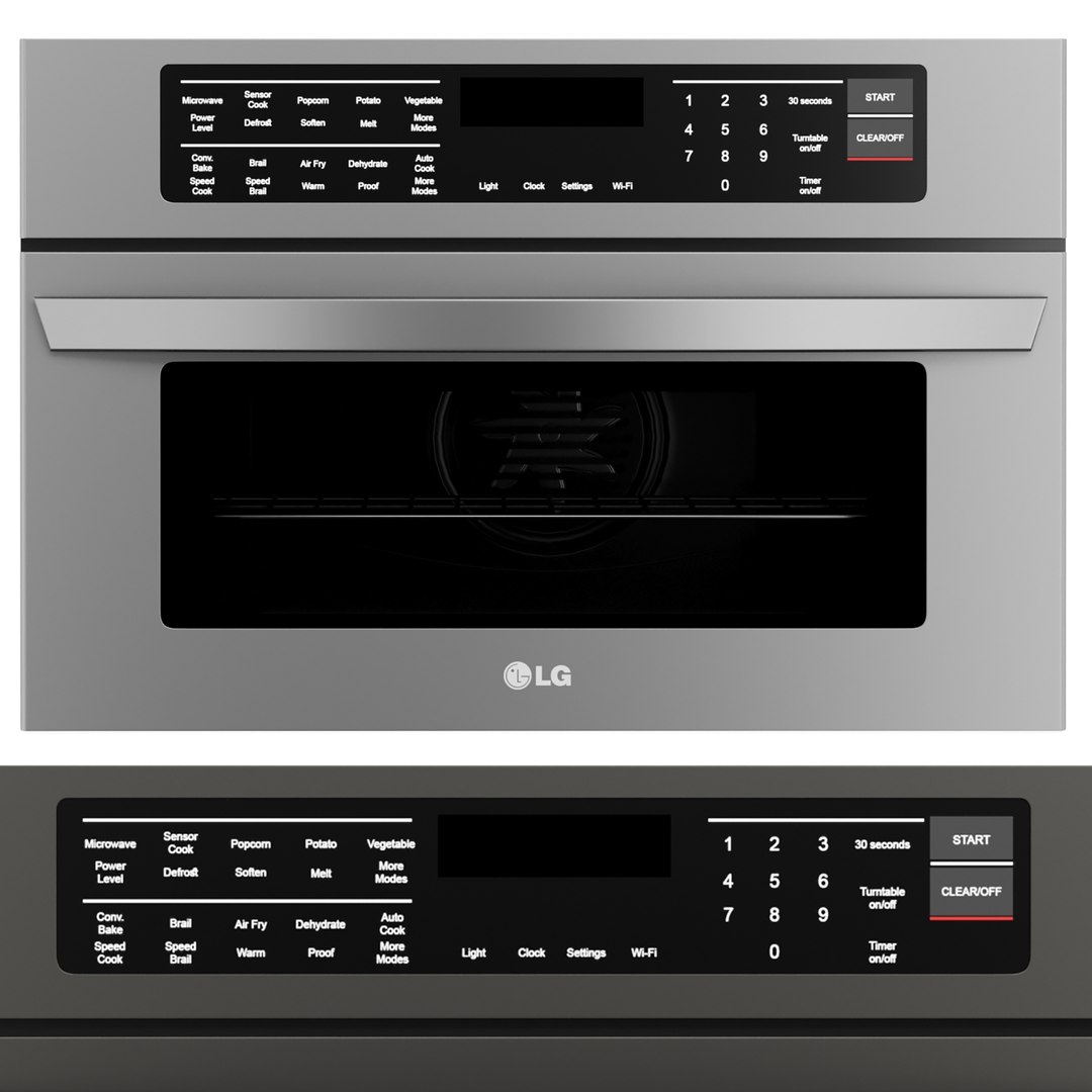 LG Ovens 3D Model TurboSquid 2021407