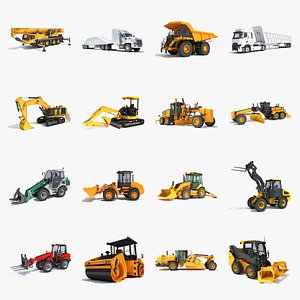 Road Construction Equipment Pack – Professional Highway Machinery Collection