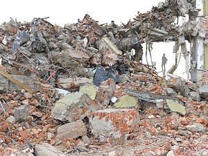 demolished building ultra hd model