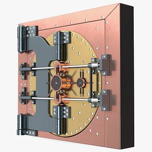 Steampunk Bank Vault Door