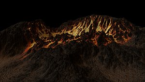 volcano obj