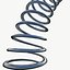 Resorte espiral de metal