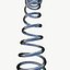 Resorte espiral de metal