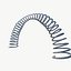 Resorte espiral de metal