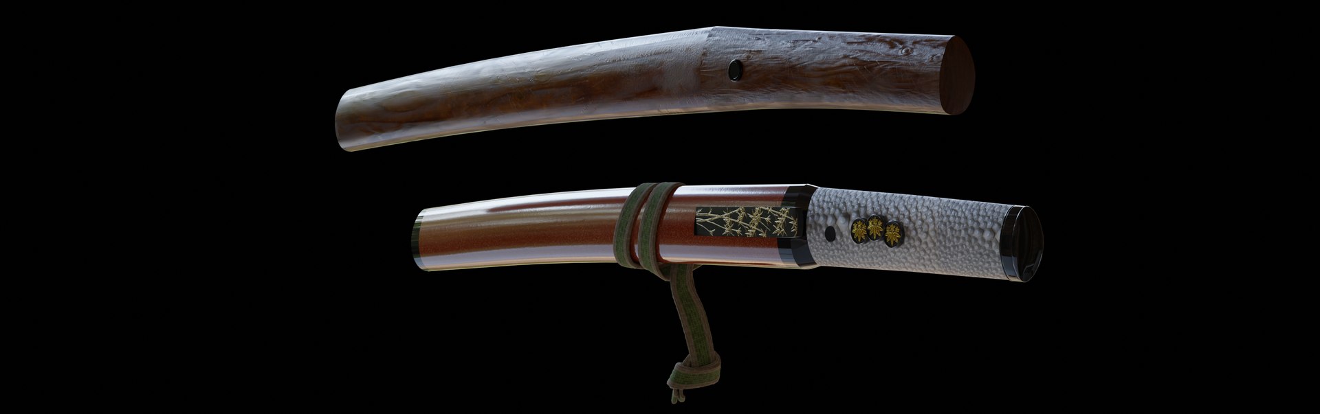 Japanese Sword Tando 3D Model - TurboSquid 1901230