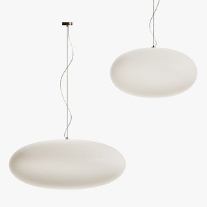 Vibia VOL Blown glass pendant lamp 3D model