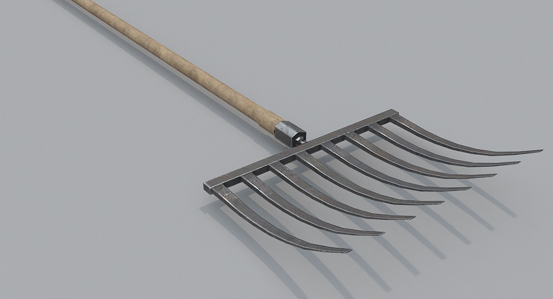 Rake2 PBR 3D model - TurboSquid 1737644