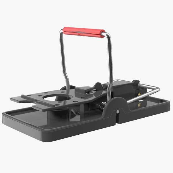 Plastic Mouse Trap Black 3D model - TurboSquid 1769391