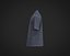 Mens camp collar shirt with top stitching