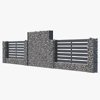 Gabion Fence