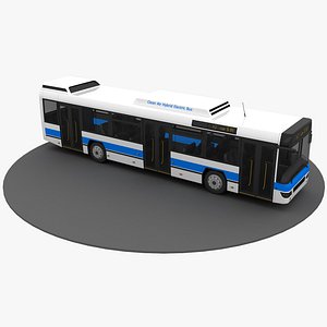 New York City Bus 3d Model