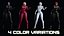 Personagem feminina de super-heroína para jogos - Black Mirage