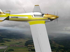 3d model propeller fournier rf-4
