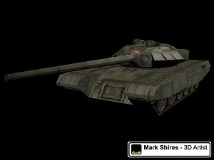 3d t-90 tank