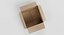 3D cardboard boxes model