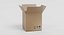 3D cardboard boxes model
