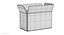 3D cardboard boxes model