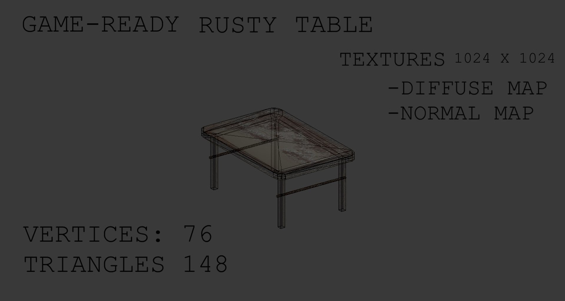 Tables Post Apocalyptic Fbx