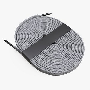 Flat sneaker shoelaces roll