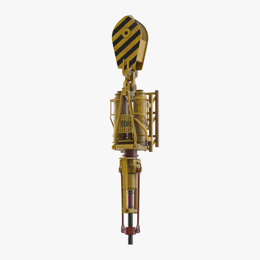 Top Drive Drilling System 3D Model 3D model preview