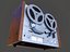 Akai GX4000d Tape Recorder - PBR Game Ready model VR-AR Low-poly 3D model