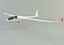 Avión planeador avioneta modelo 3d