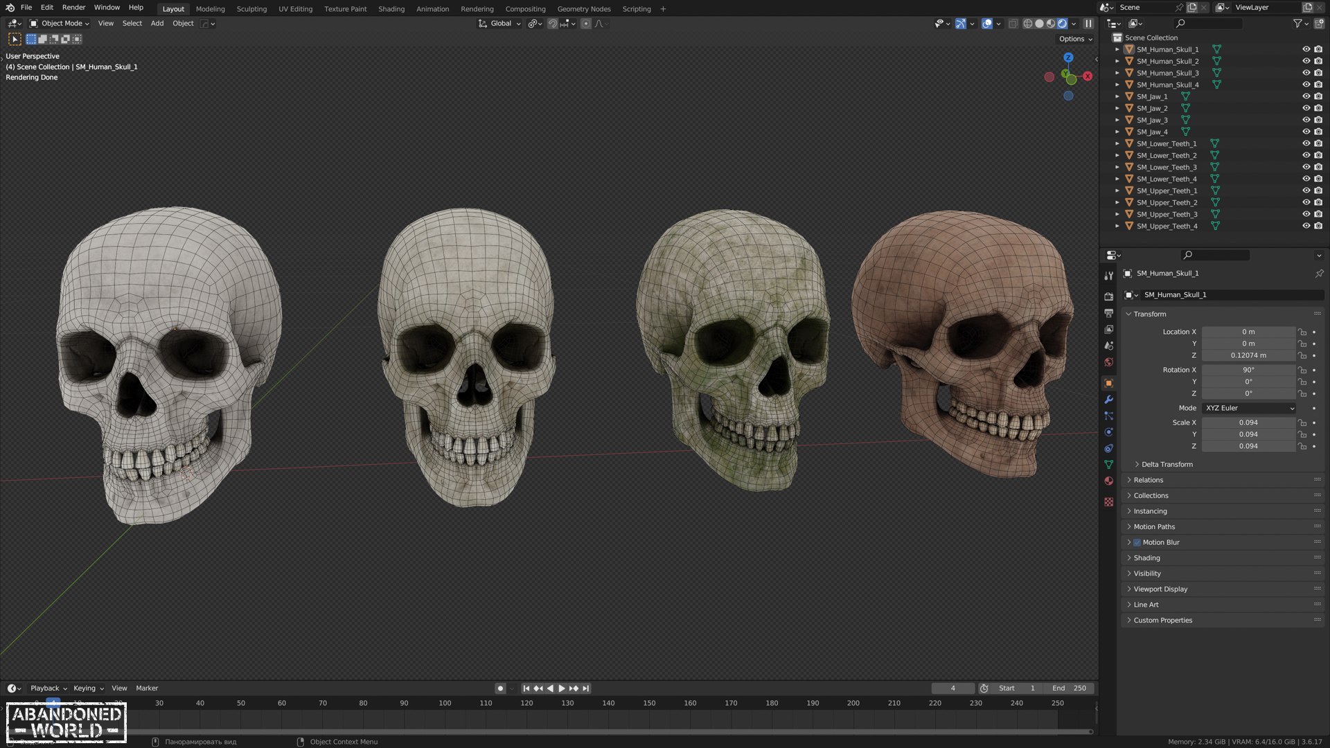 Human Skull 3D - TurboSquid 2315902