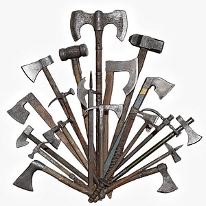 Medieval Weapon - Axes and Hammers