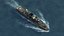 3D warships class destroyer cruiser