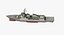 3D warships class destroyer cruiser
