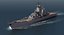 3D warships class destroyer cruiser