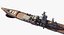 3D warships class destroyer cruiser