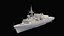 3D warships class destroyer cruiser