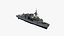 3D warships class destroyer cruiser